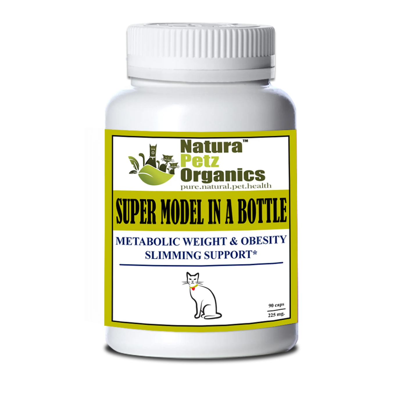Super Model In A Bottle - Healthy Weight & Metabolic Support for Adult & Senior Dogs | Turkey Flavor | 150 Capsules