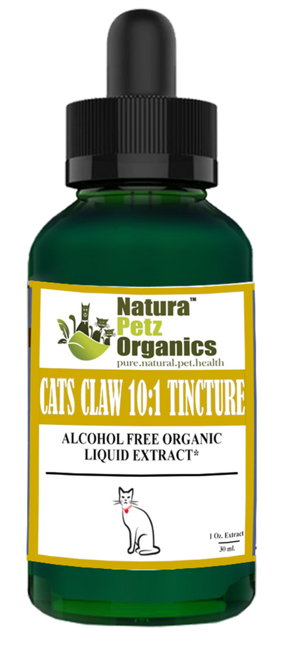 The Petz Kitchen Cat's Claw 10:1 Tincture - Immune & Anti-Inflammatory Support for Dogs & Cats