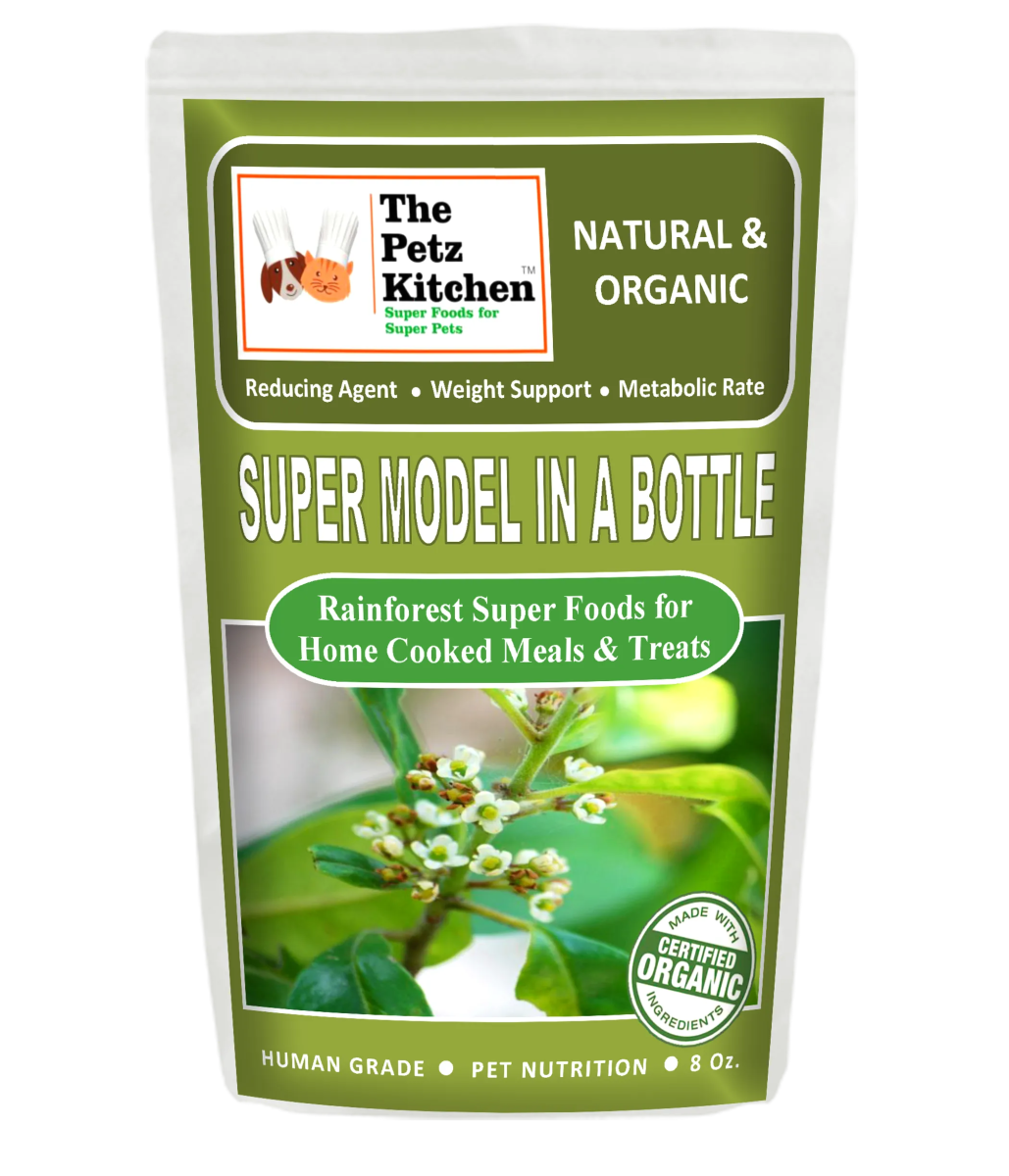 Super Model In A Bottle Weight Support* The Petz Kitchen - Organic & Human Grade Ingredients For Home Prepared Meals & Treats - Pets Perfect