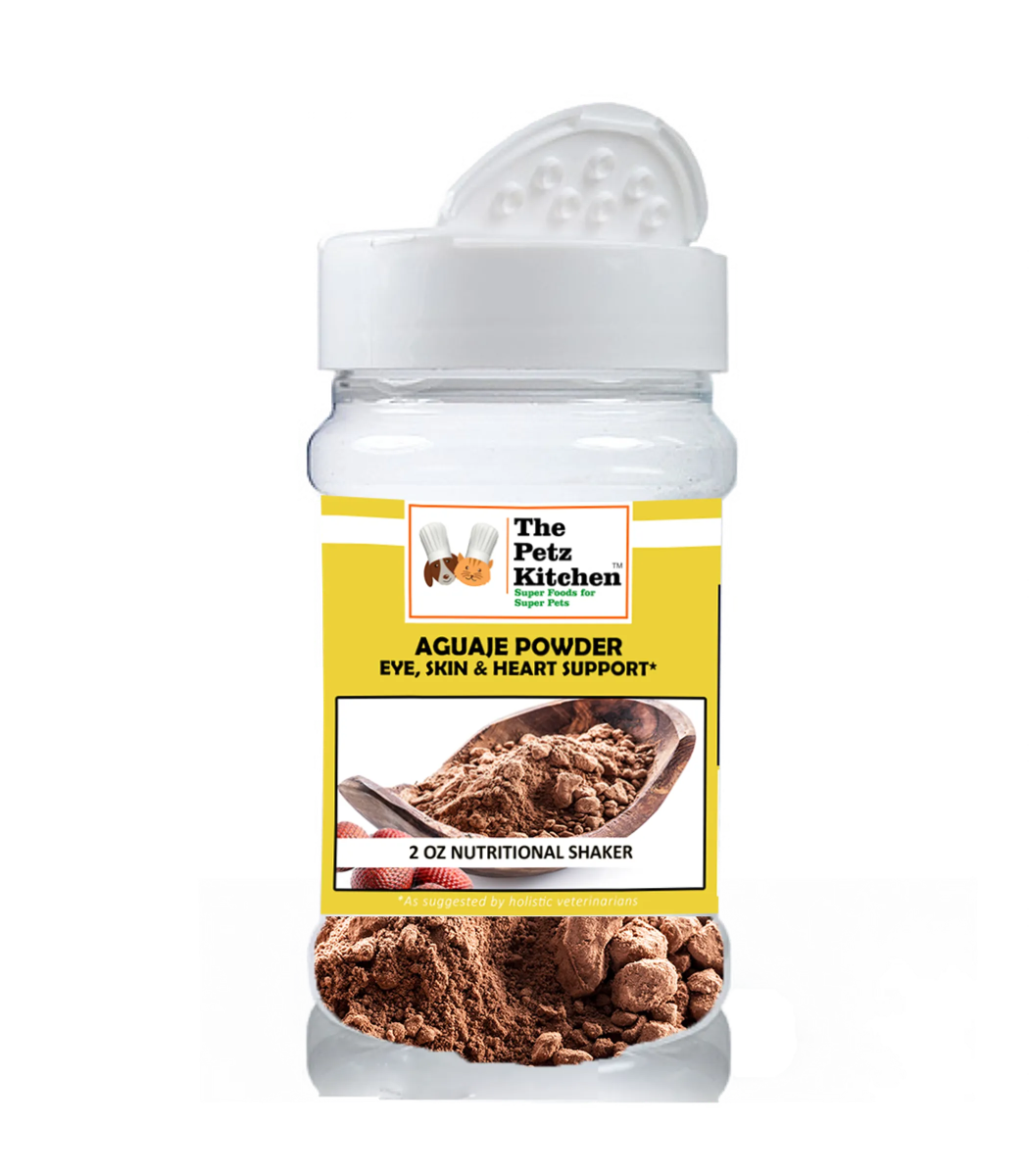 Aguaje Powder - Eye, Skin & Heart Support* The Petz Kitchen Dog & Cat Holistic Super Foods* - Pets Perfect