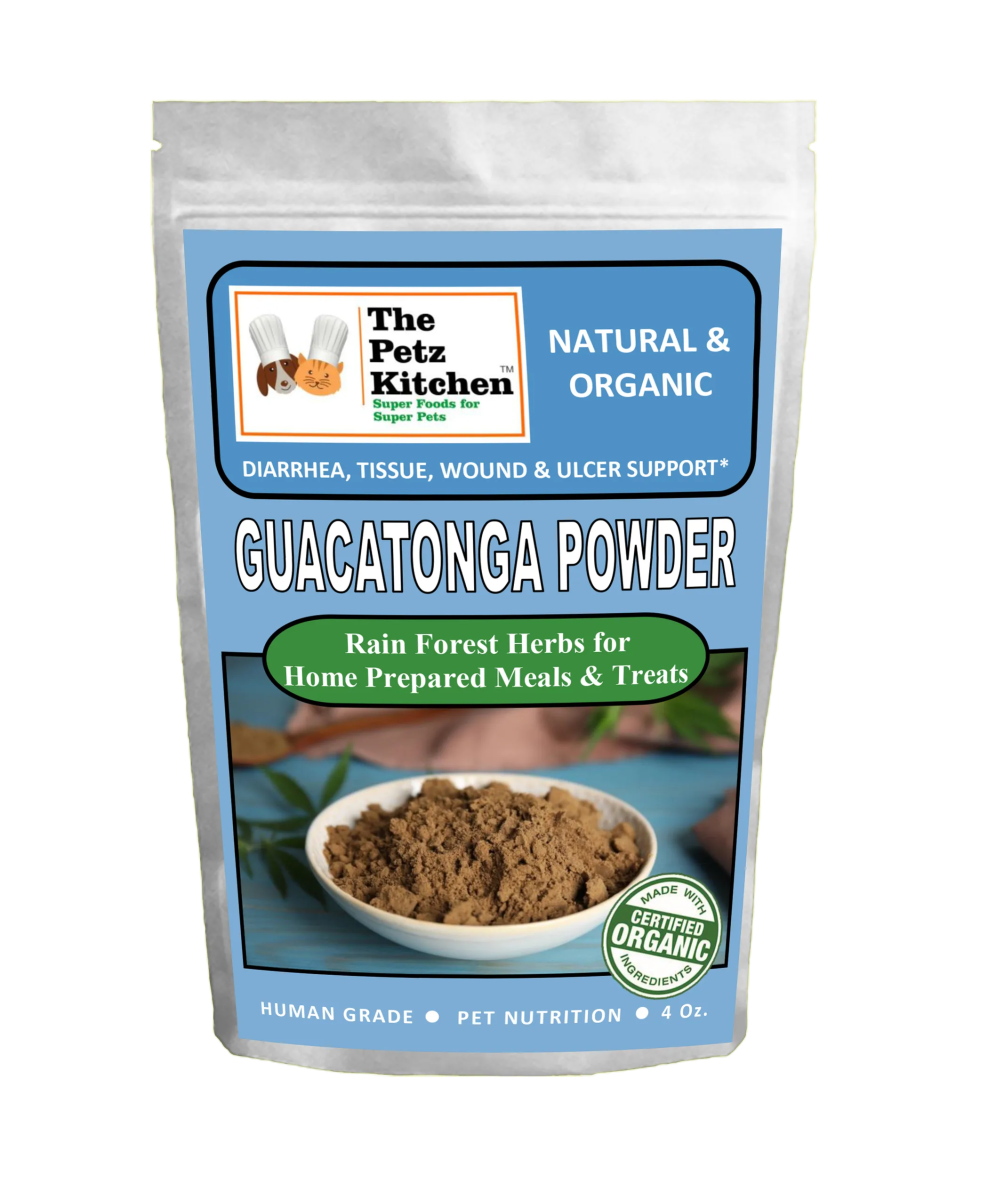 Guacatonga Powder - Diarrhea, Tissue, Wound & Ulcer Support* The Petz Kitchen Dog Cat - Pets Perfect