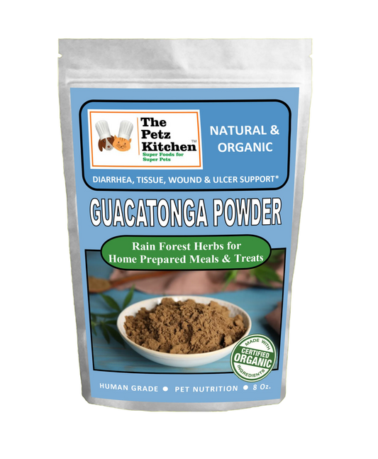 Guacatonga Powder - Diarrhea, Tissue, Wound & Ulcer Support* The Petz Kitchen Dog Cat - Pets Perfect