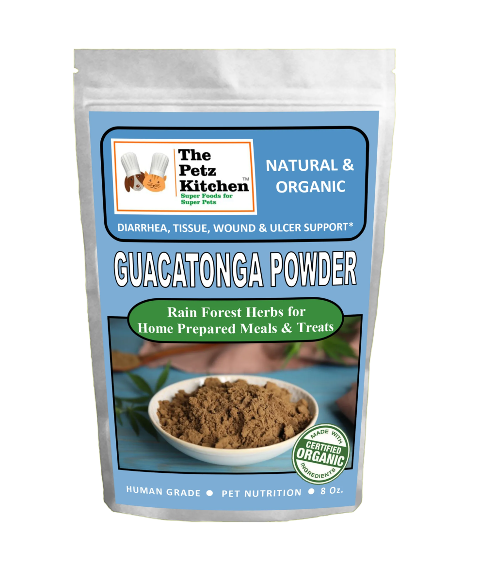 Guacatonga Powder - Diarrhea, Tissue, Wound & Ulcer Support* The Petz Kitchen Dog Cat - Pets Perfect