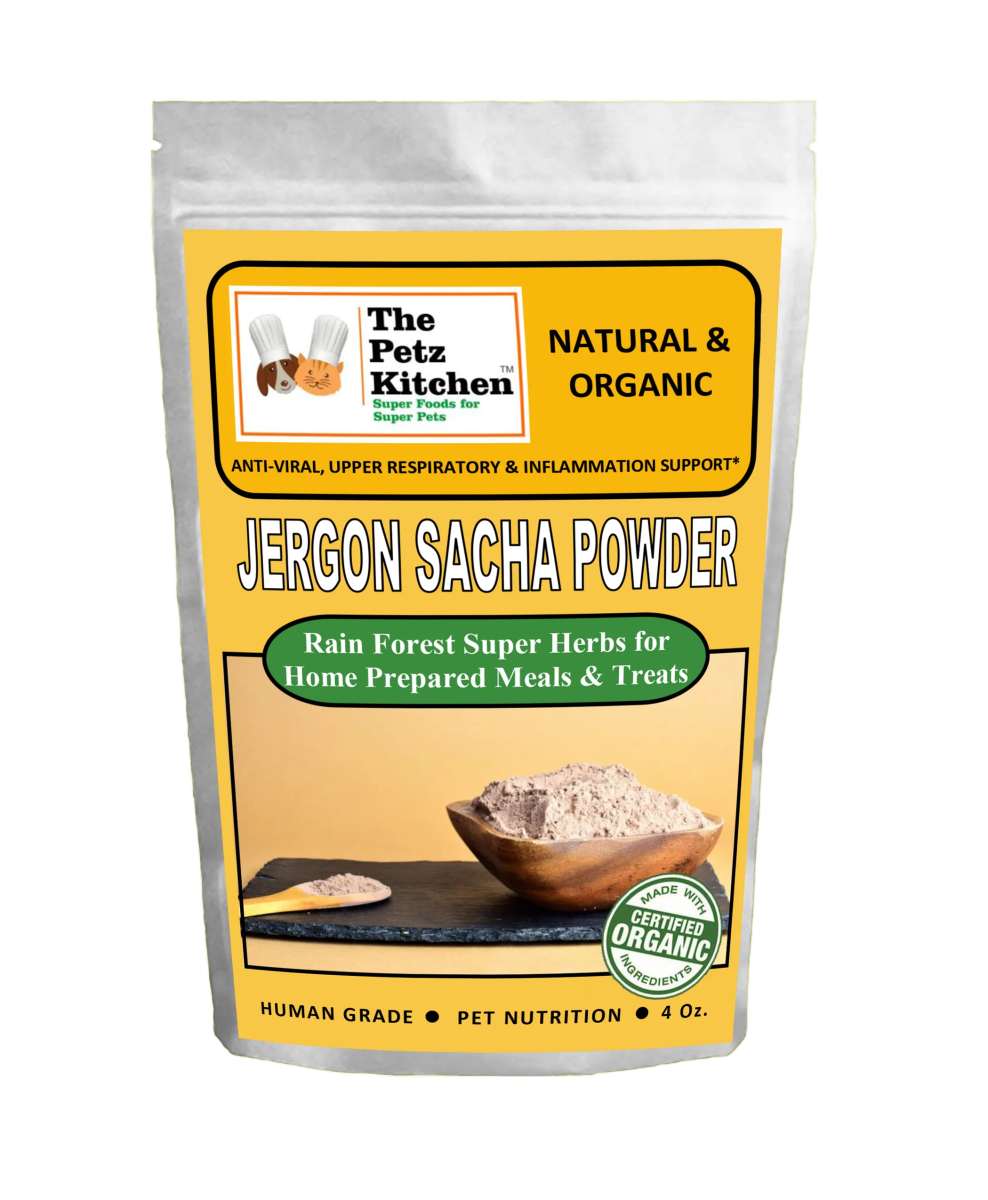 Jergon Sacha Powder - Anti - Viral, Upper Respiratory & Inflammation Support* The Petz Kitchen - Pets Perfect