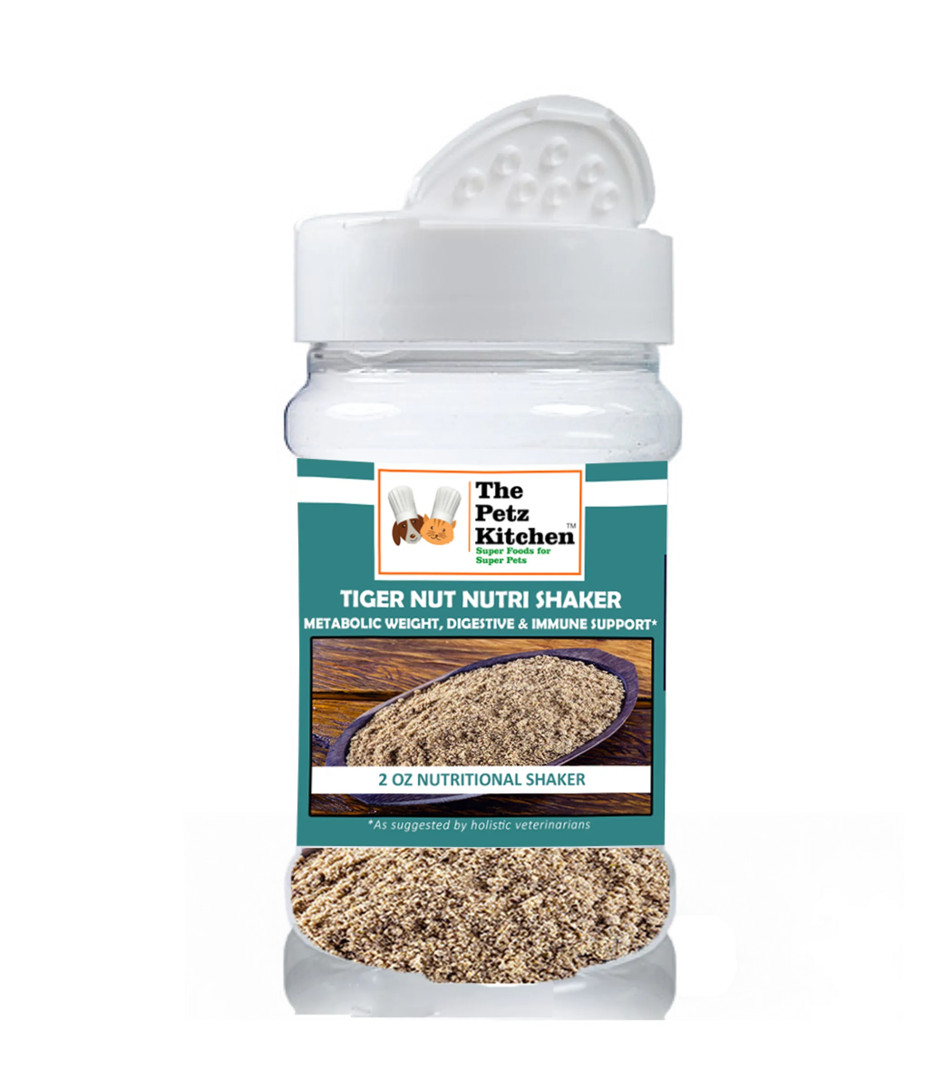 Tiger Nut Root Powder* Metabolic Weight, Digestive & Immune Support* The Petz Kitchen Organic Super Food Ingredients Dogs Cats - Pets Perfect