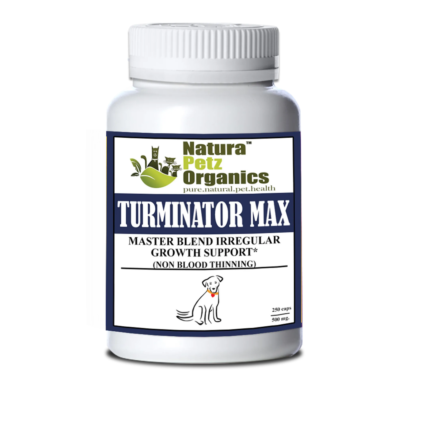 Turminator Max Wellness Capsules for Dogs & Cats - Natural Pet Supplement 500mg