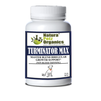Turminator Max* Master Blend Irregular Growth Support (Non Blood, DOGS 90 CAPS - 500 MG. SIZ 1 CAP //1