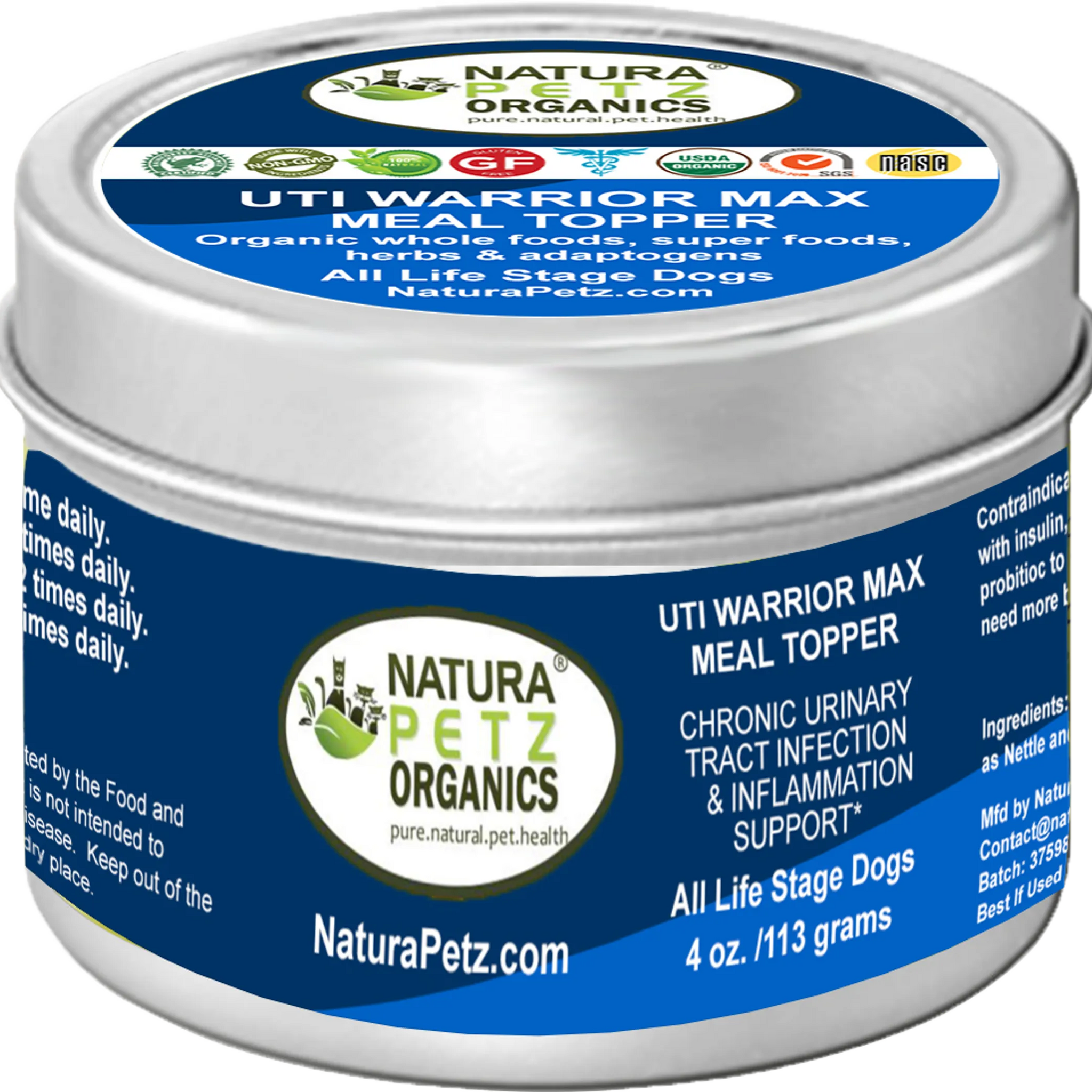 Uti Warrior Max Meal Topper* Chronic Urinary Tract Infection & Inflammation Support*