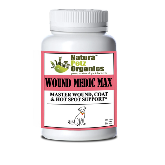 Wound Medic Max Caps* Master Wound, Skin & Coat Support For Dogs & Cats* - Pets Perfect