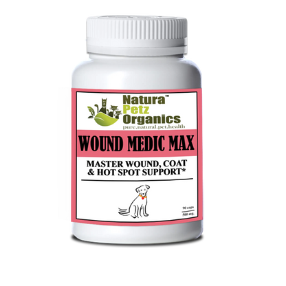 Wound Medic Max Caps* Master Wound, Skin & Coat Support For Dogs & Cats* - Pets Perfect