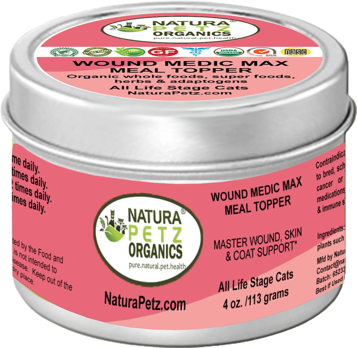 Wound Medic Max Meal Topper* Master Wound, Skin & Coat Support For Dogs & Cats* - Pets Perfect