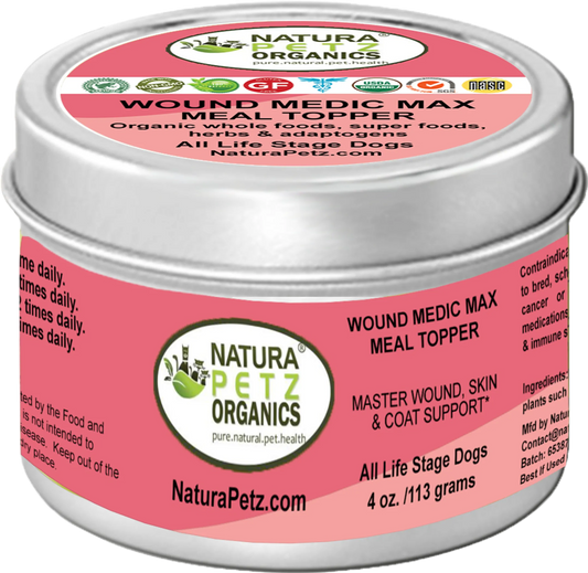Wound Medic Max Meal Topper* Master Wound, Skin & Coat Support For Dogs & Cats* - Pets Perfect