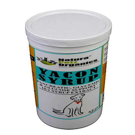 Yacon Leaf Syrup - Pancreatic Support* 10:1 The Petz Kitchen Yacon Syrup 10:1 Alcohol Free For Dogs & Cats* Meals & Treats - Pets Perfect
