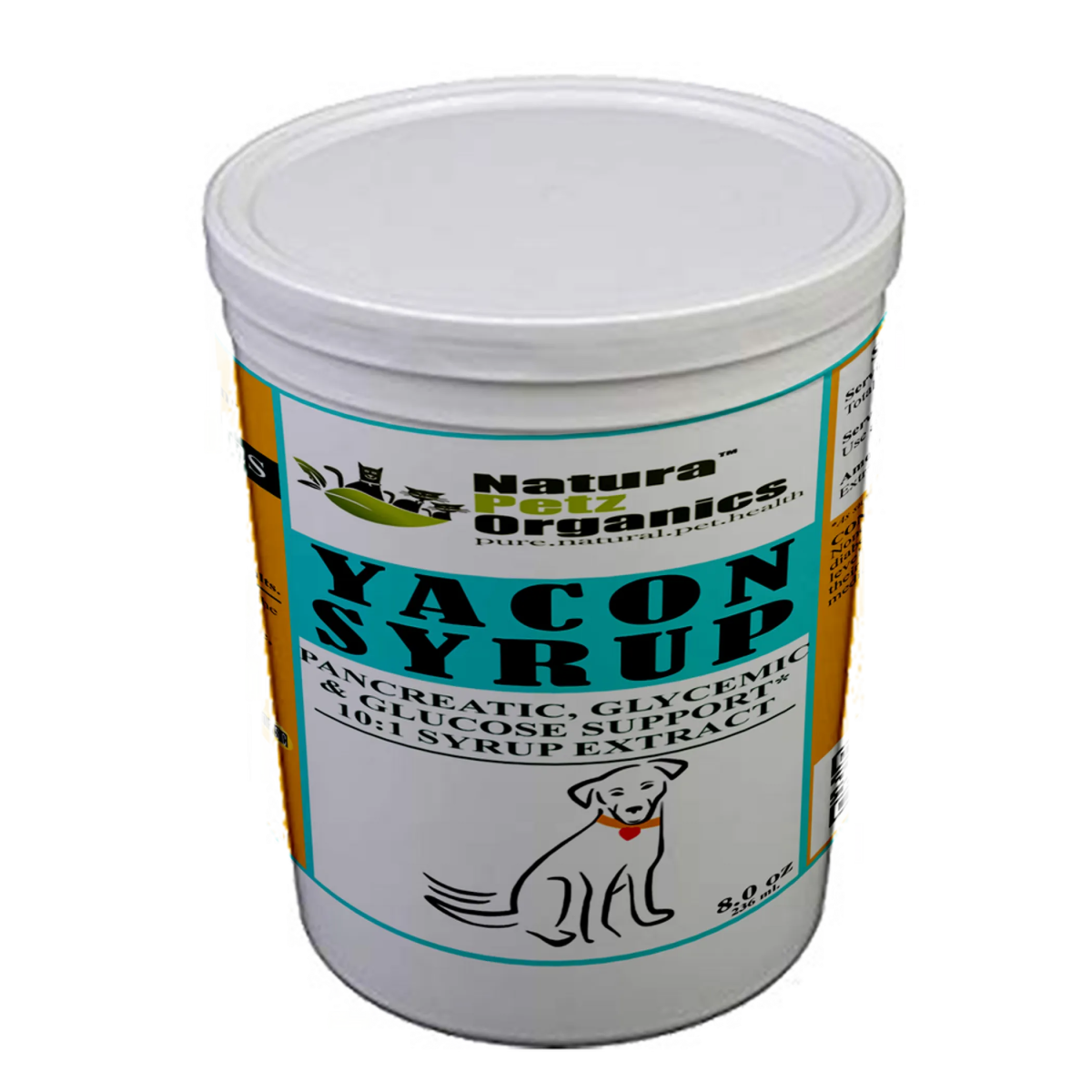 Yacon Leaf Syrup - Pancreatic Support* 10:1 The Petz Kitchen Yacon Syrup 10:1 Alcohol Free For Dogs & Cats* Meals & Treats - Pets Perfect