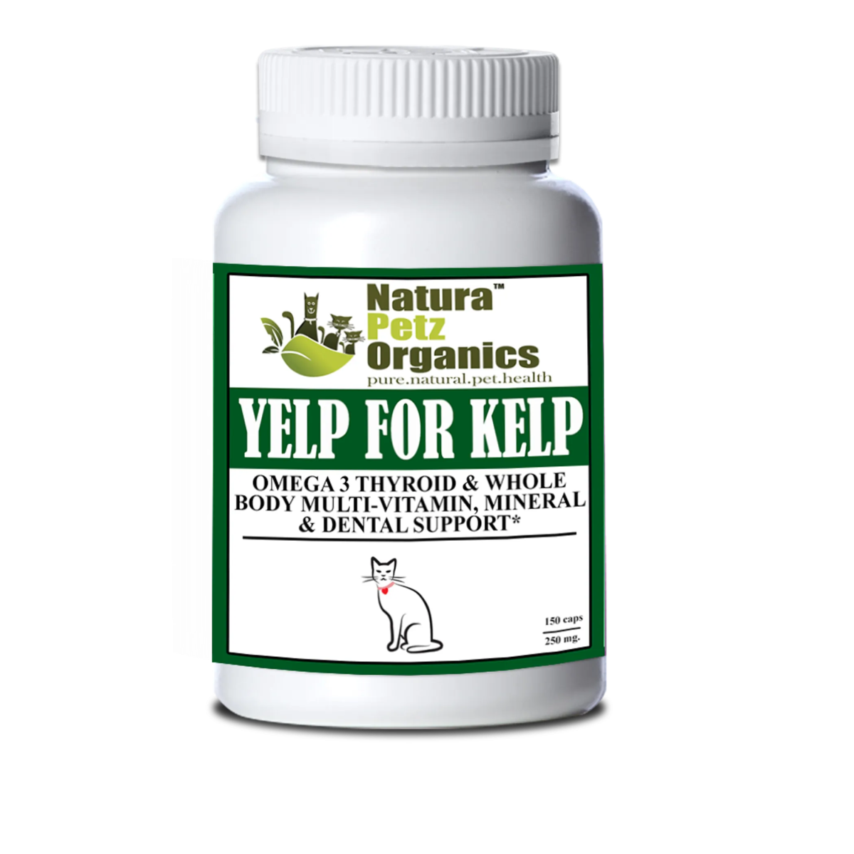 Yelp For Kelp - Omega 3 & 6 Thyroid & Whole Body Multi - Mineral, Vitamin & Dental Support* - Pets Perfect