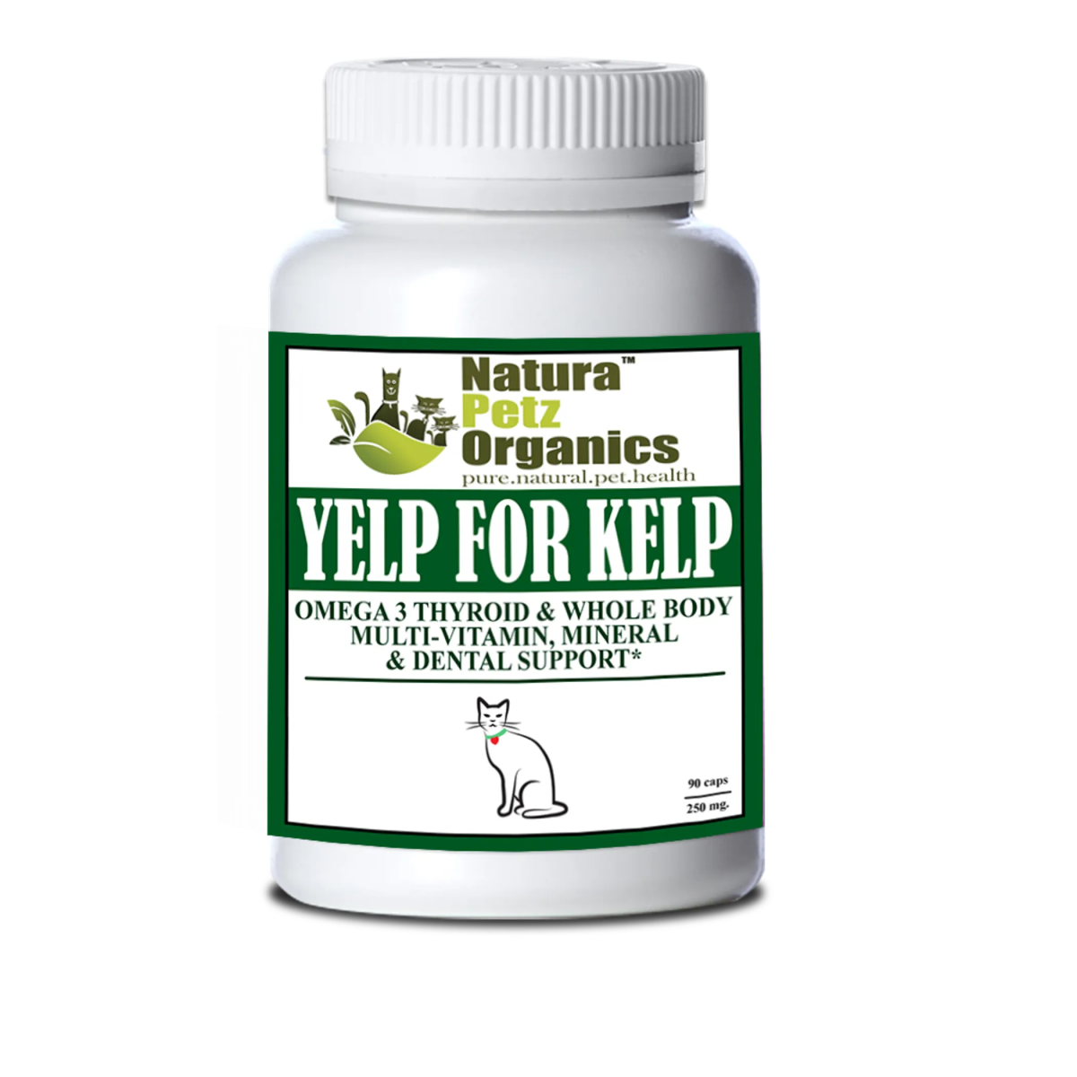 Yelp For Kelp - Omega 3 & 6 Thyroid & Whole Body Multi - Mineral, Vitamin & Dental Support* - Pets Perfect
