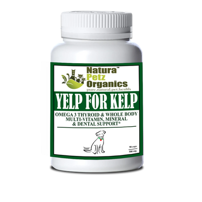 Yelp For Kelp - Omega 3 & 6 Thyroid & Whole Body Multi - Mineral, Vitamin & Dental Support* - Pets Perfect