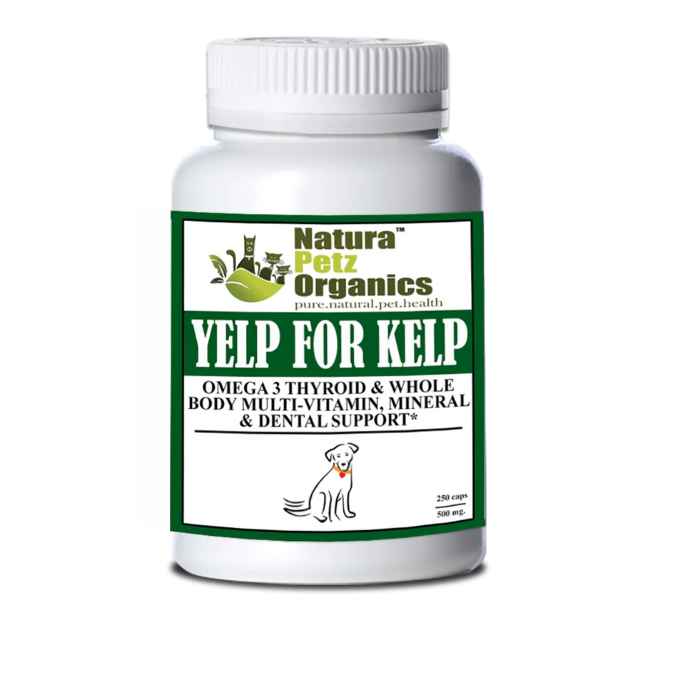 Yelp For Kelp, Omega 3 & 6 Thyroid & Whole Body Multi-Mineral, CAT/ 90 CAPS / 250 MG / SIZE 3/1, view 4