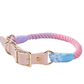 Luxe Royal Leather Dog Collar with Durable Brass O - Ring - Pets Perfect