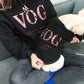 Vog Colour Matching Pet and Owner Cardigan Sweater Set