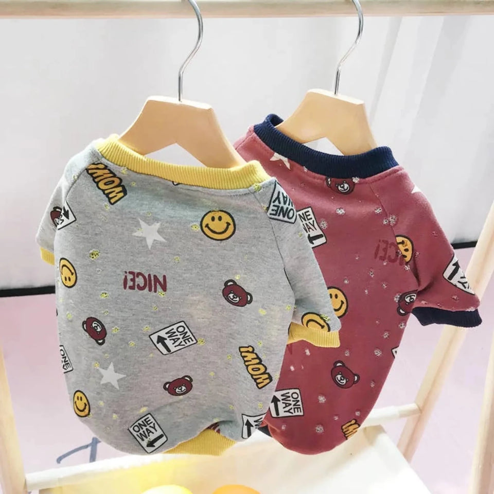 Smile Everyday Matching Pet and Owner Cardigan Sweater Set - Pets Perfect