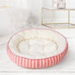 Donut Pet Bed - Calming Round Bed for Dogs and Cats - Pets Perfect