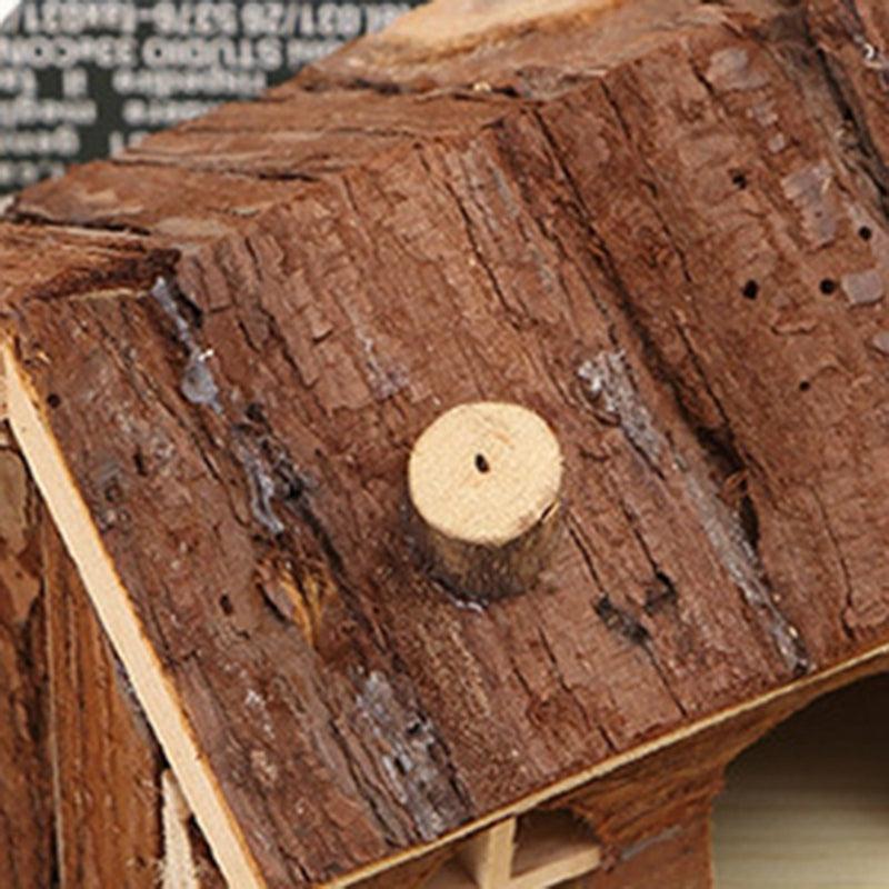 Wooden Hamster House with Multiple Levels & Ramps - Pets Perfect