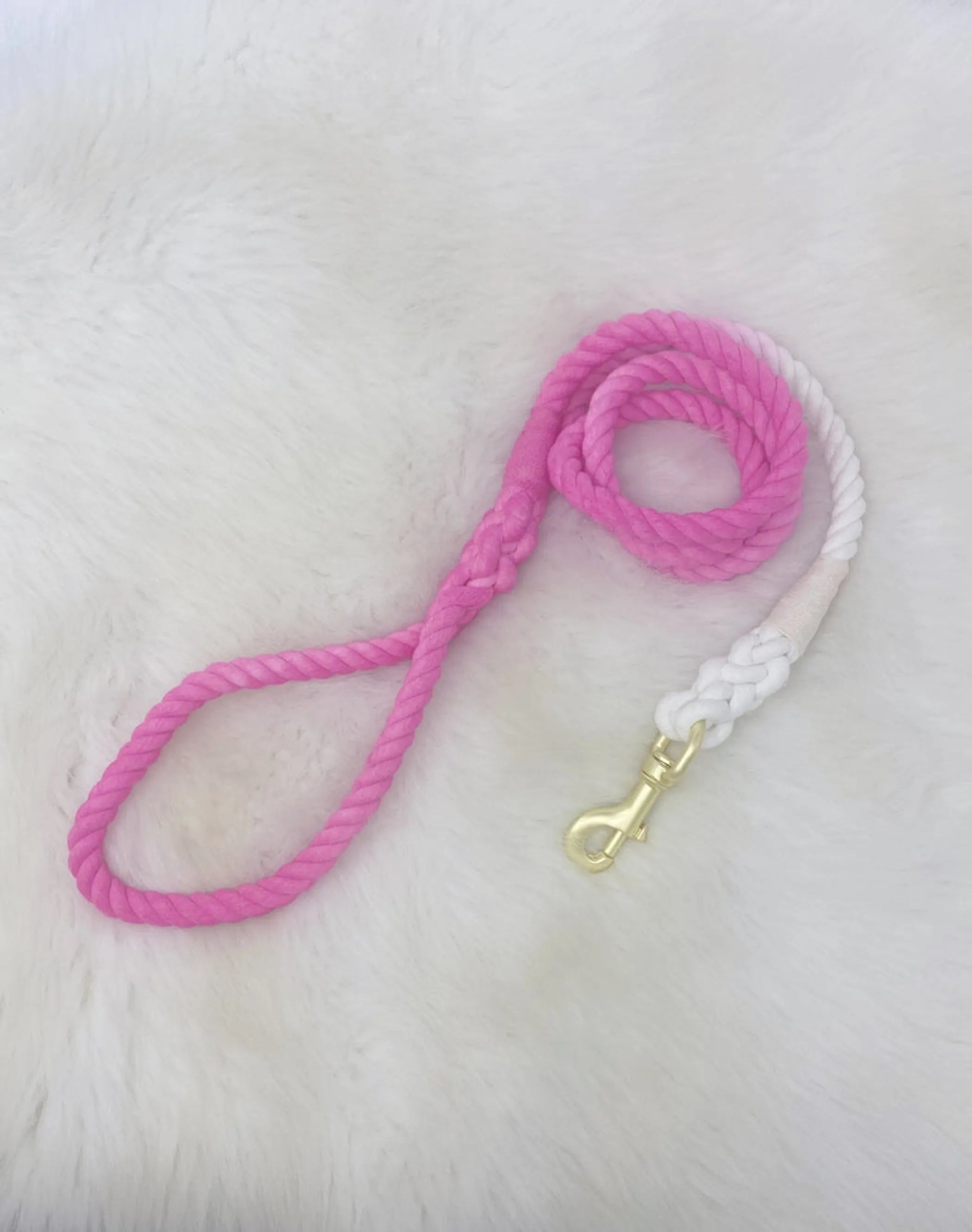 Hand Dyed Cotton Rope Leash