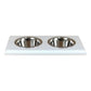 WG Wood Products Champion Bowl Wall-Mount Pet Food Holder | Elevated Dog Feeder