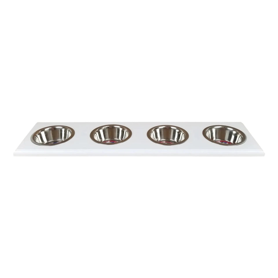 WG Wood Champion Bowl Wall-Mount Pet Dog Food Holder, TWO BOWLS/Quart, view 19