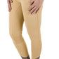 Ecorider By TuffRider Ladies Acadia Full Seat Breeches - Cuban Sand - 34 with floral pocket and calf detail