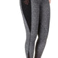 TuffRider Ladies EquiCool Camo Riding Tights - Moisture Wicking Equestrian Breeches with Silicone Knee Patches shown with side pocket.