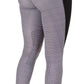 Rear view of TuffRider Minerva EquiCool Houndstooth Riding Tights with Silicone Knee Patches - Women's Performance Leggings