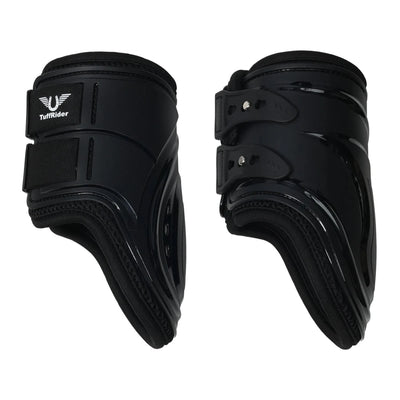 TuffRider Airflow Iron Man Fetlock Boots-Black- Cob, 1