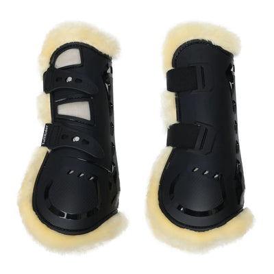 TuffRider Airflow Iron Man Sherpa Fleece Tendon Boots-Black-Cob, 1