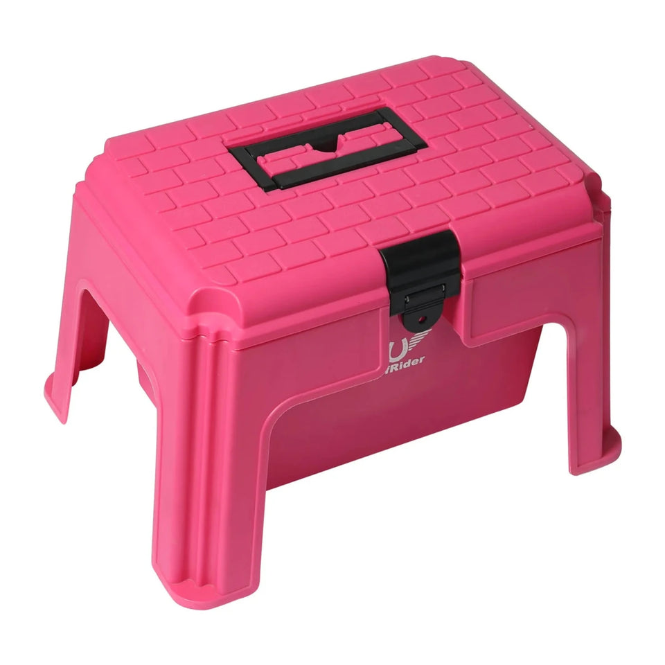 TuffRider Super Grooming Box With Stool-Black, view 4