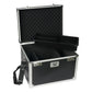 TuffRider Aluminium Grooming Box-Black with removable tray and padded interior for organized pet grooming supplies storage
