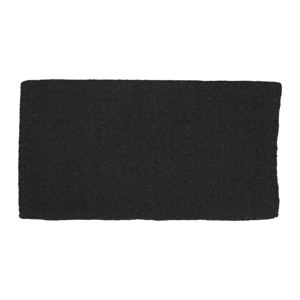 TuffRider Solid Color Double Weave Saddle Blanket-White-34 x 38 in, view 3