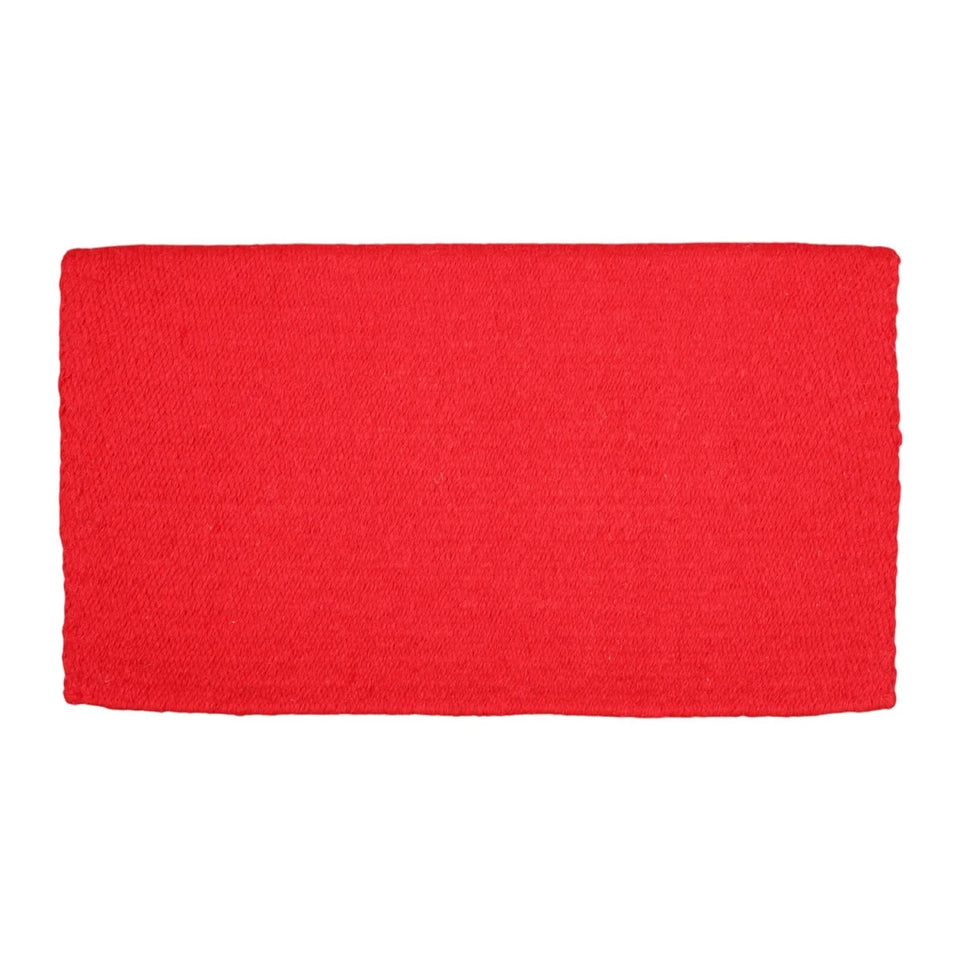 TuffRider Solid Color Double Weave Saddle Blanket-White-34 x 38 in, view 6