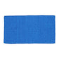 TuffRider Solid Color Double Weave Saddle Blanket-White-34 X 38 Inch shown in blue fabric for horse tack equestrian use
