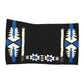 TuffRider Montana Contoured Single Weave Saddle Blanket-Blue/White-34 X 40 Inch