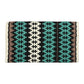 TuffRider Tulsa Double Weave Saddle Blanket-White/Green/Black-34 x 40, view 2