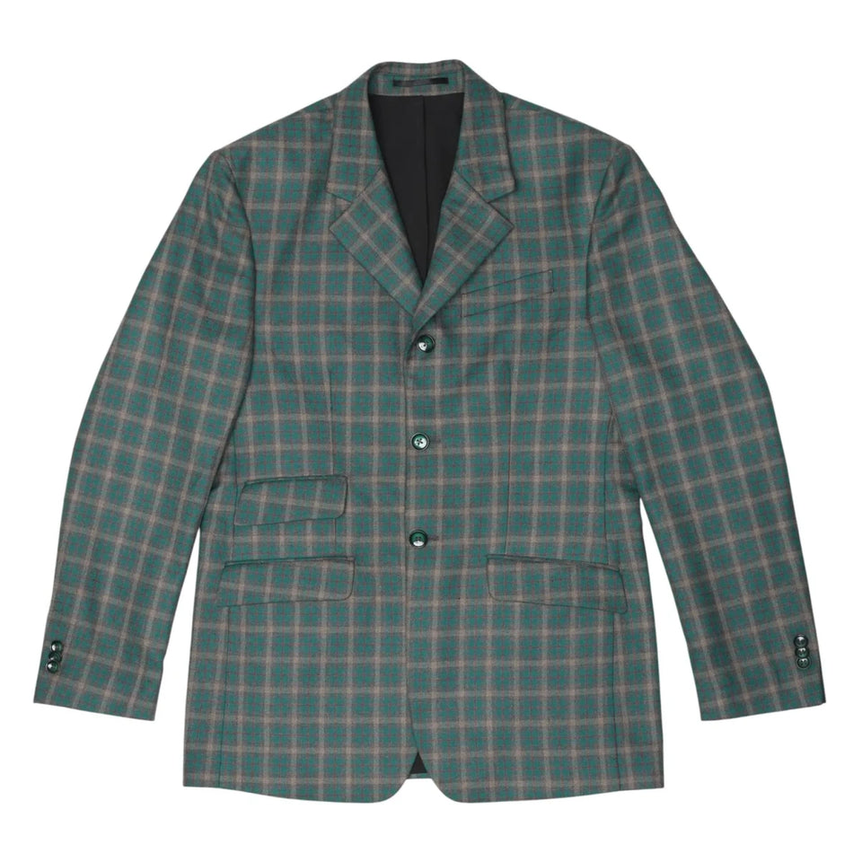 Fox Dreams Men's Hunt Coat-Green Multi Color Plaid, 36 in, 38/1, view 2