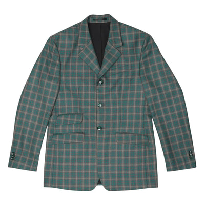 Fox Dreams Men's Hunt Coat-Green Multi Color Plaid, 36 in, 1
