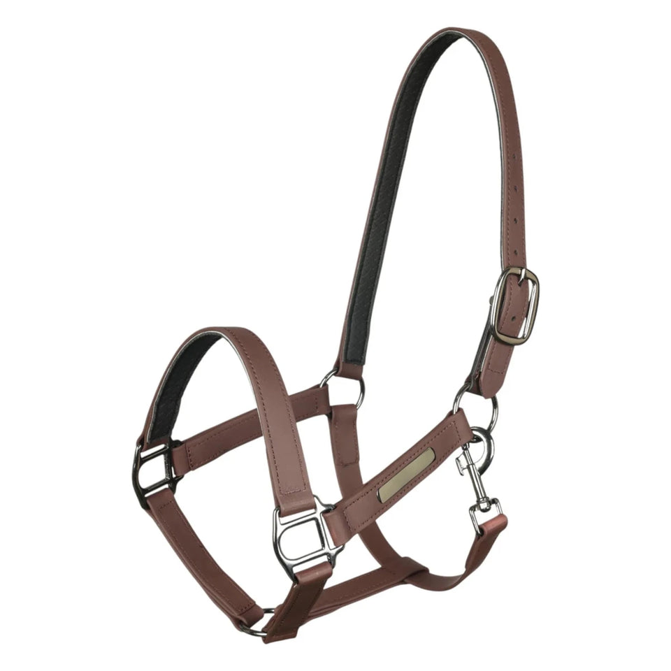 TuffRider EasyCare EquiLeather Break Away Halter-Navy-Cob, view 10