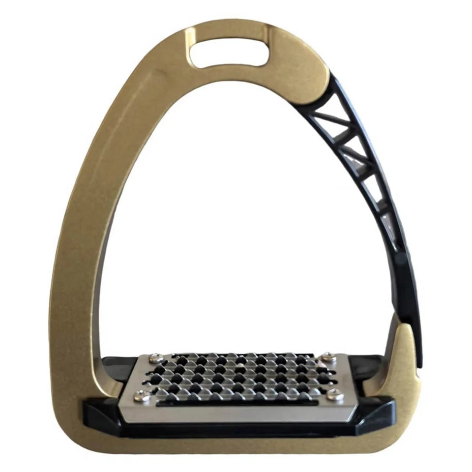 TuffRider Tech Safety Stirrups, 1.8 lb- Dark Grey-4 1/2, view 3