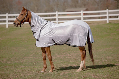 TuffRider Sport CoolMax Mesh Combo Neck Fly Sheet, White/69