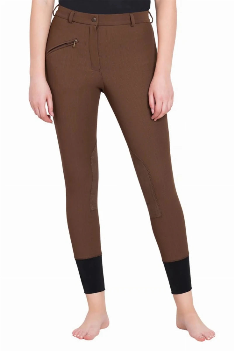 TuffRider Ladies Ribb Knee Patch Breeches, view 56