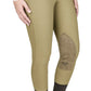 TuffRider Ladies Ribb Knee Patch Breeches- Sage- 24 with zip pocket and knee patches for equestrian use