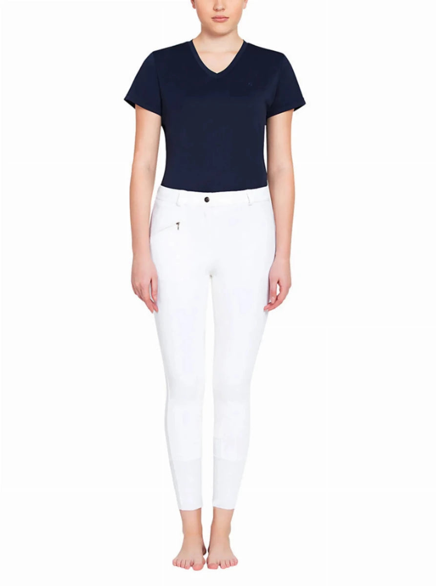 Women's Full Seat Riding Breeches - TuffRider Ribb Natural Waist Belt, view 24